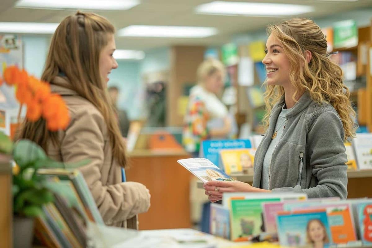 Fournitures scolaires et calculatrice posées sur une table de budget familial