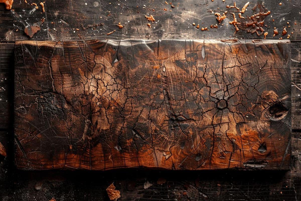Planche en bois et planche en plastique propres dans une cuisine lumineuse
