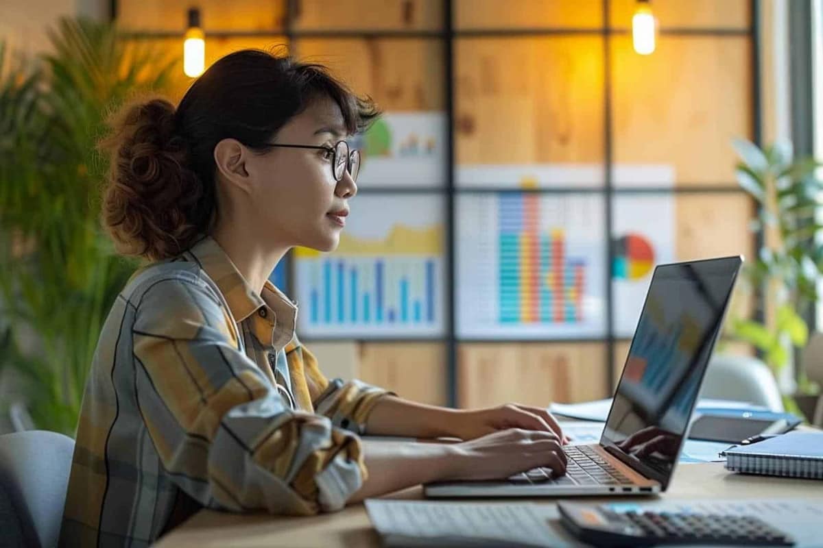 Simulation de rachat immobilier avec calculatrice, documents de prêt et clés sur table