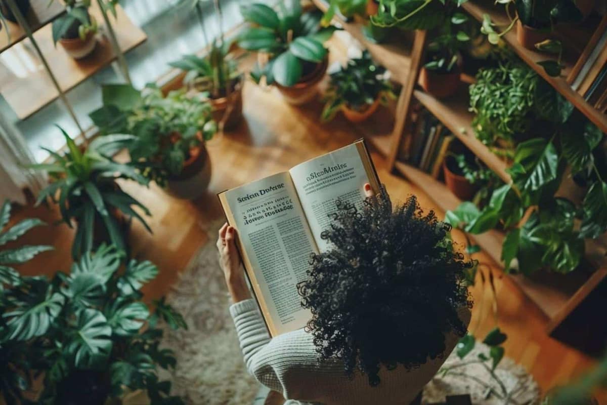 Carnet de suivi, minuterie et livre sur un bureau lumineux à la maison
