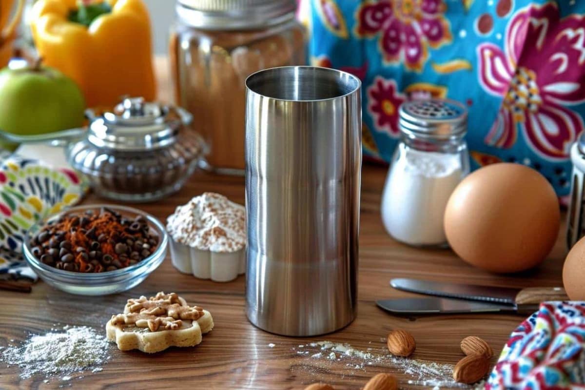 Mains façonnant une bande d’aluminium pour créer un emporte-pièce en forme de cœur