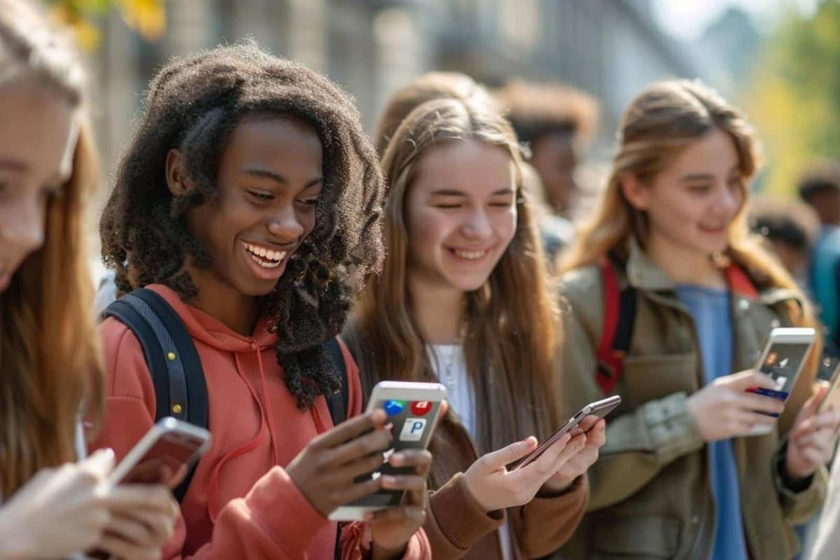 Étudiant préparant le budget d’une application sur ordinateur dans une bibliothèque universitaire