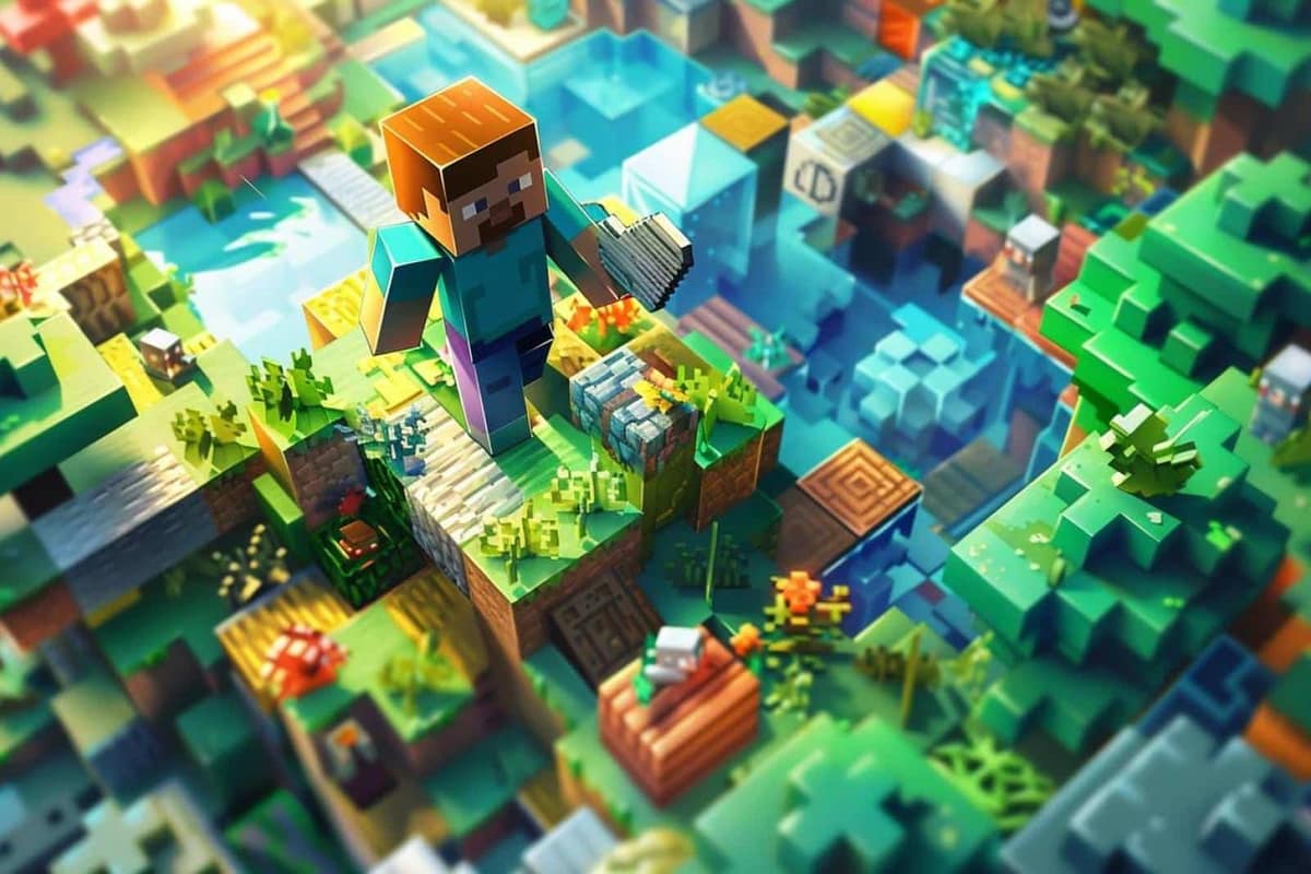 Ordinateur portable et tour reliés pour gérer un serveur Minecraft à domicile
