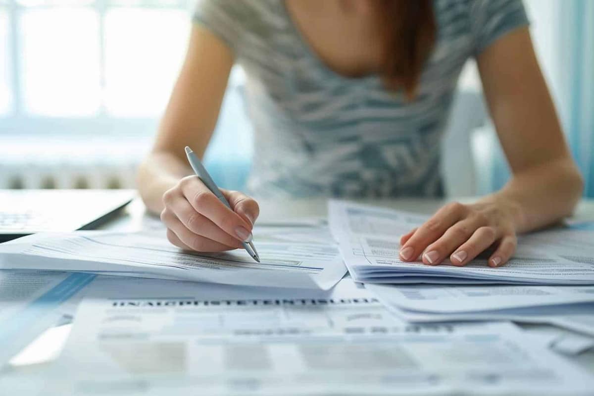 Lettre de résiliation, clés de voiture et enveloppe sur une table