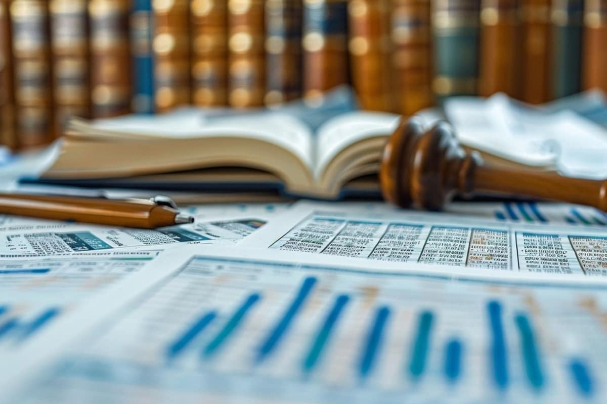 Dossier d’achat immobilier, calculatrice et clé posés sur une table en bois