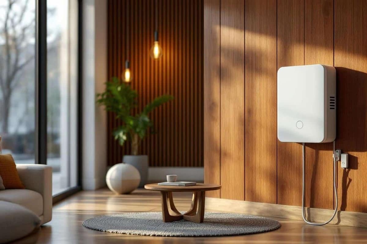 Compteur électrique communicant, carnet de relevés et wattmètre dans un appartement français
