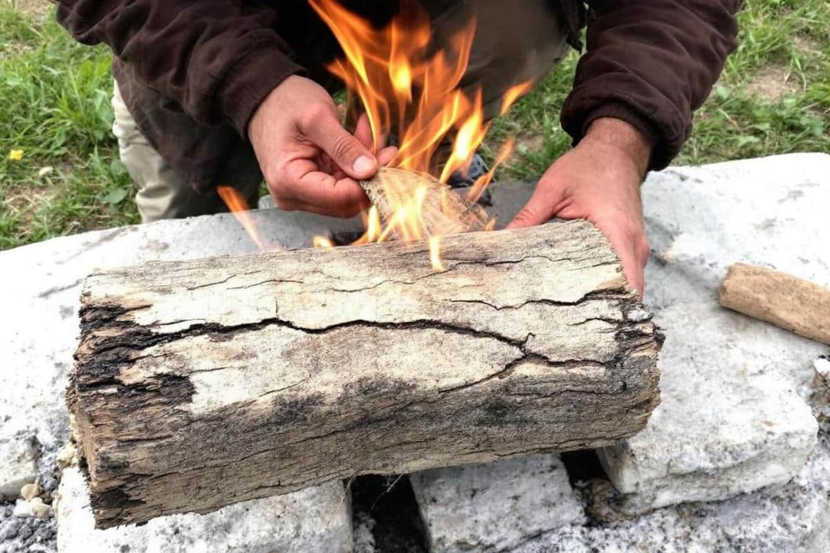Presse manuelle et briquettes de papier en séchage sur des grilles