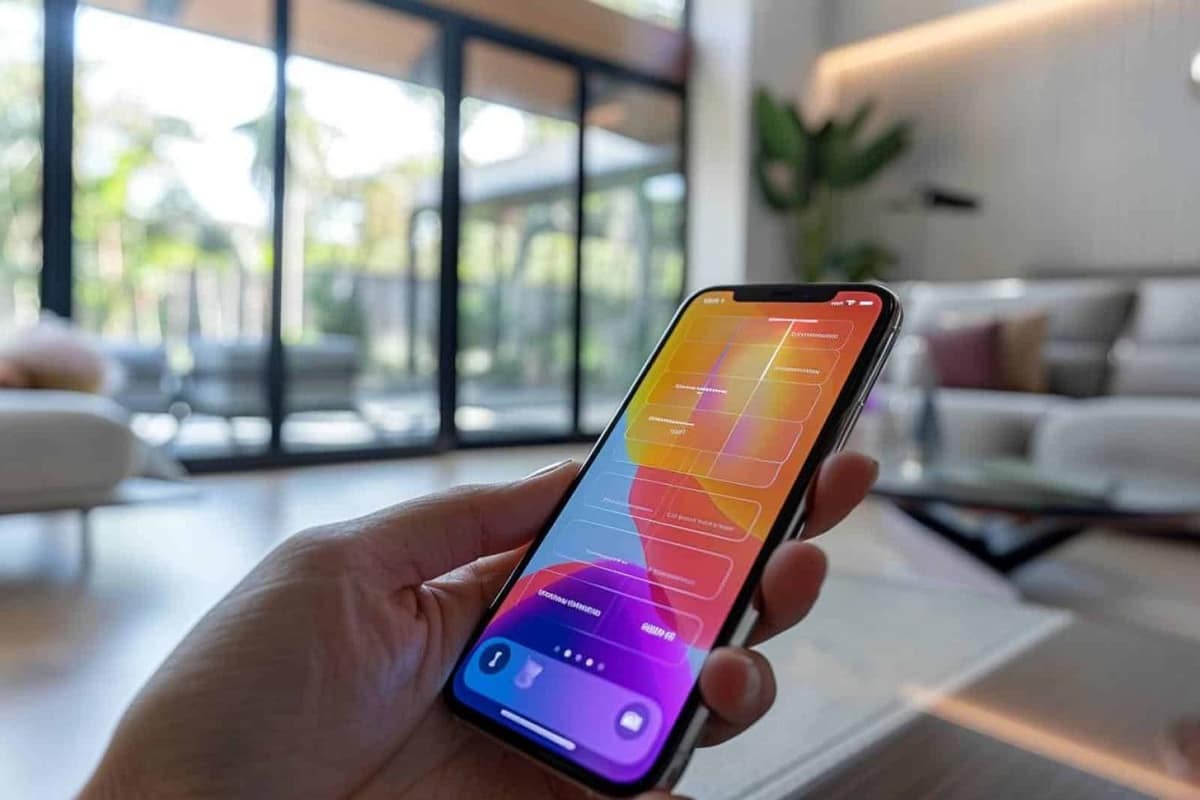 Smartphone et écouteurs sur un bureau pour créer une sonnerie personnalisée
