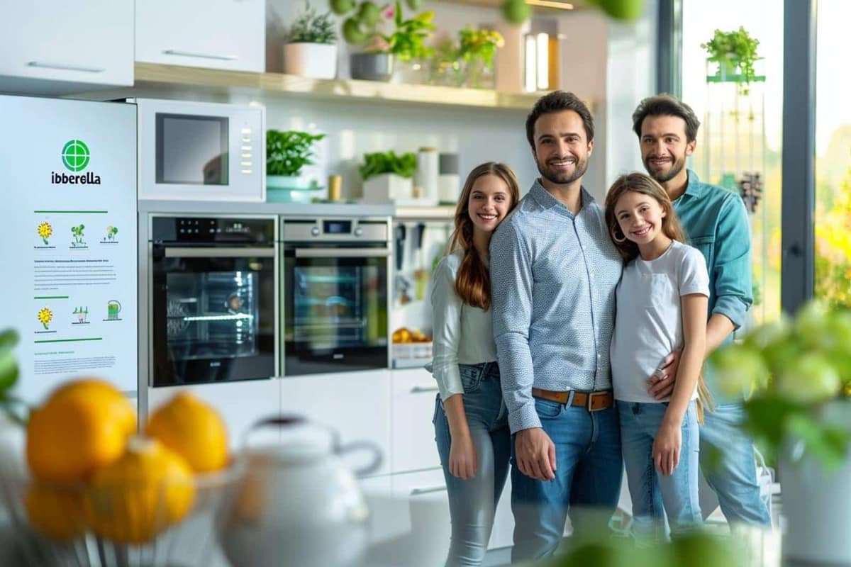 Facture d’électricité, wattmètre et multiprise sur une table de cuisine française