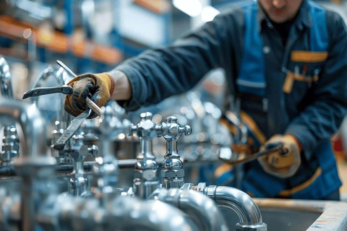 Mitigeur de lavabo réglé sur eau froide avec récipient gradué