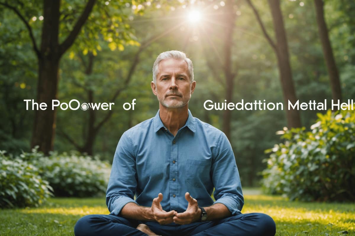 Coin méditation lumineux avec coussin, écouteurs et téléphone posé au sol