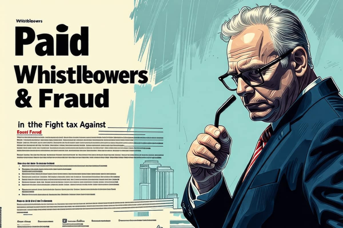 Dossier fiscal confidentiel, calculatrice et ordinateur posés sur un bureau en bois.