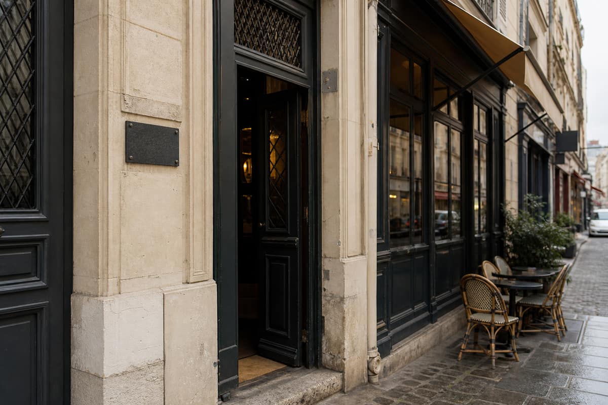 Façade historique du 146 rue Montmartre, lieu de l’assassinat de Jean Jaurès