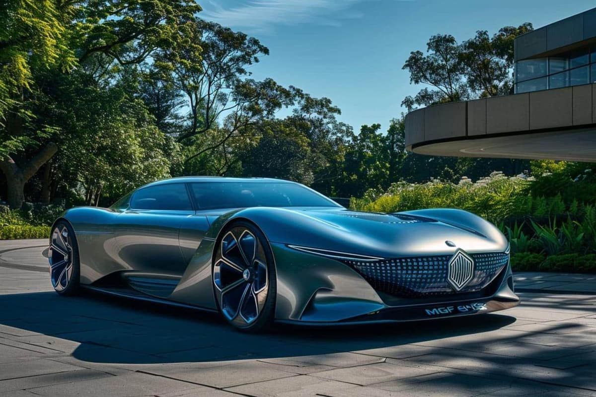 SUV hybride rechargeable branché à une borne devant une maison française