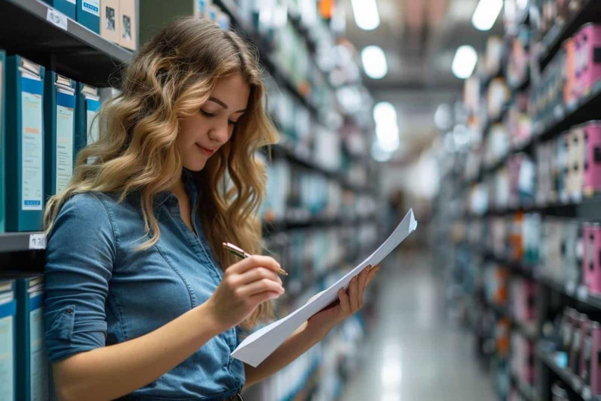Courrier de résiliation, téléphone et carton de retour posés sur un bureau