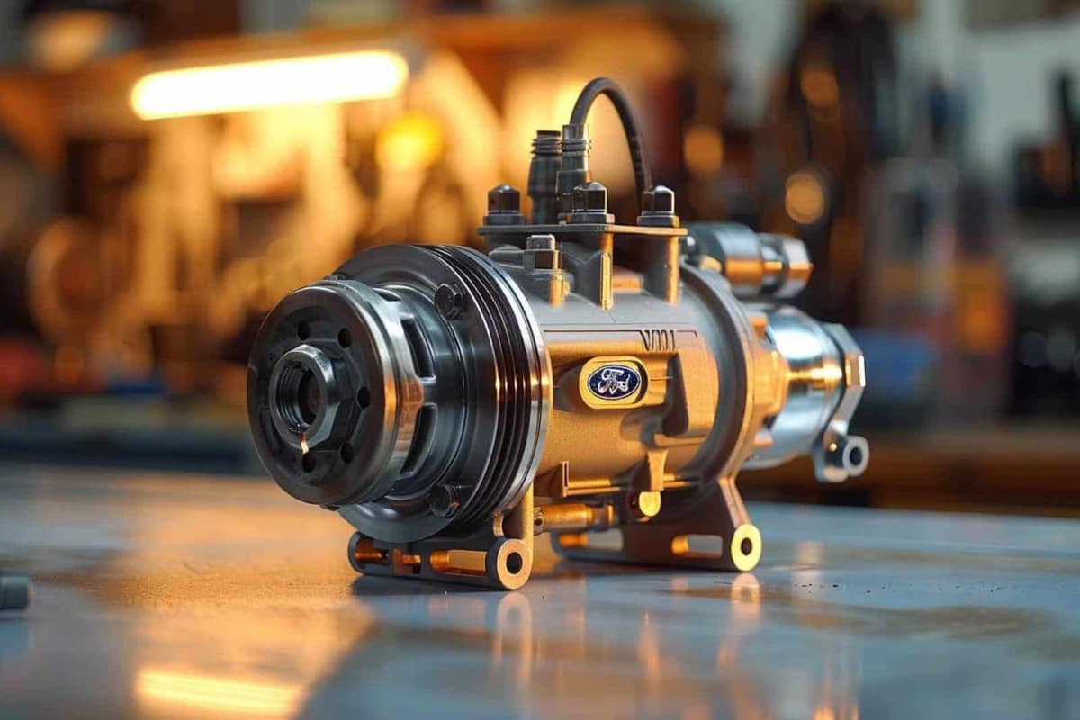 Pompe haute pression diesel et filtre à gazole sur établi d’atelier