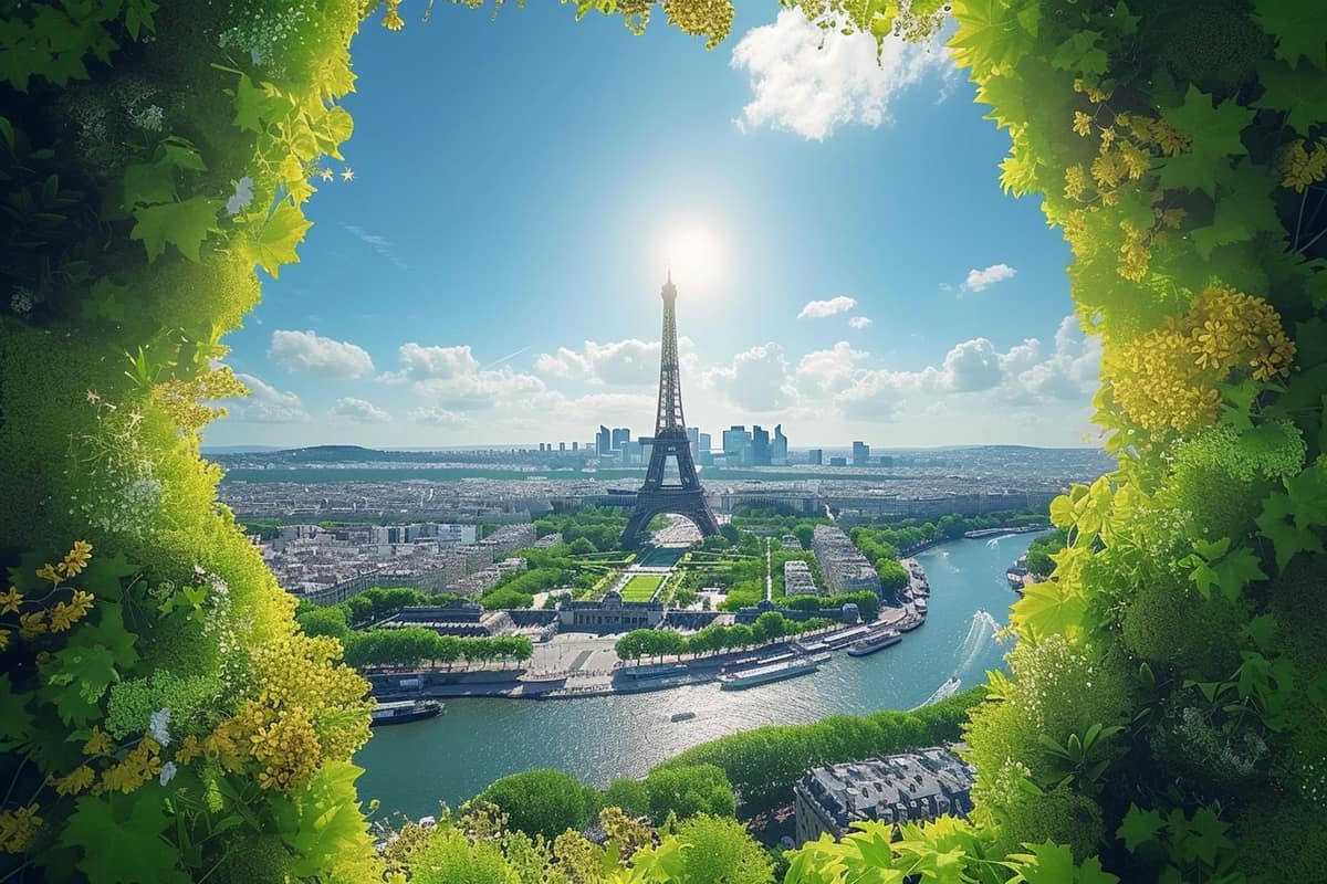 Silhouette de la France continentale posée sur un bureau avec une boussole