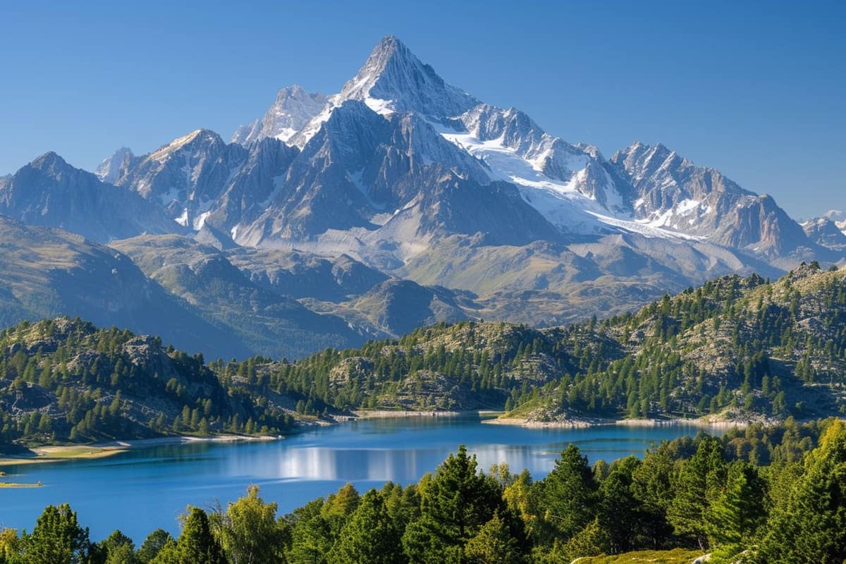 Route sinueuse traversant un col alpin entre la France et l’Italie