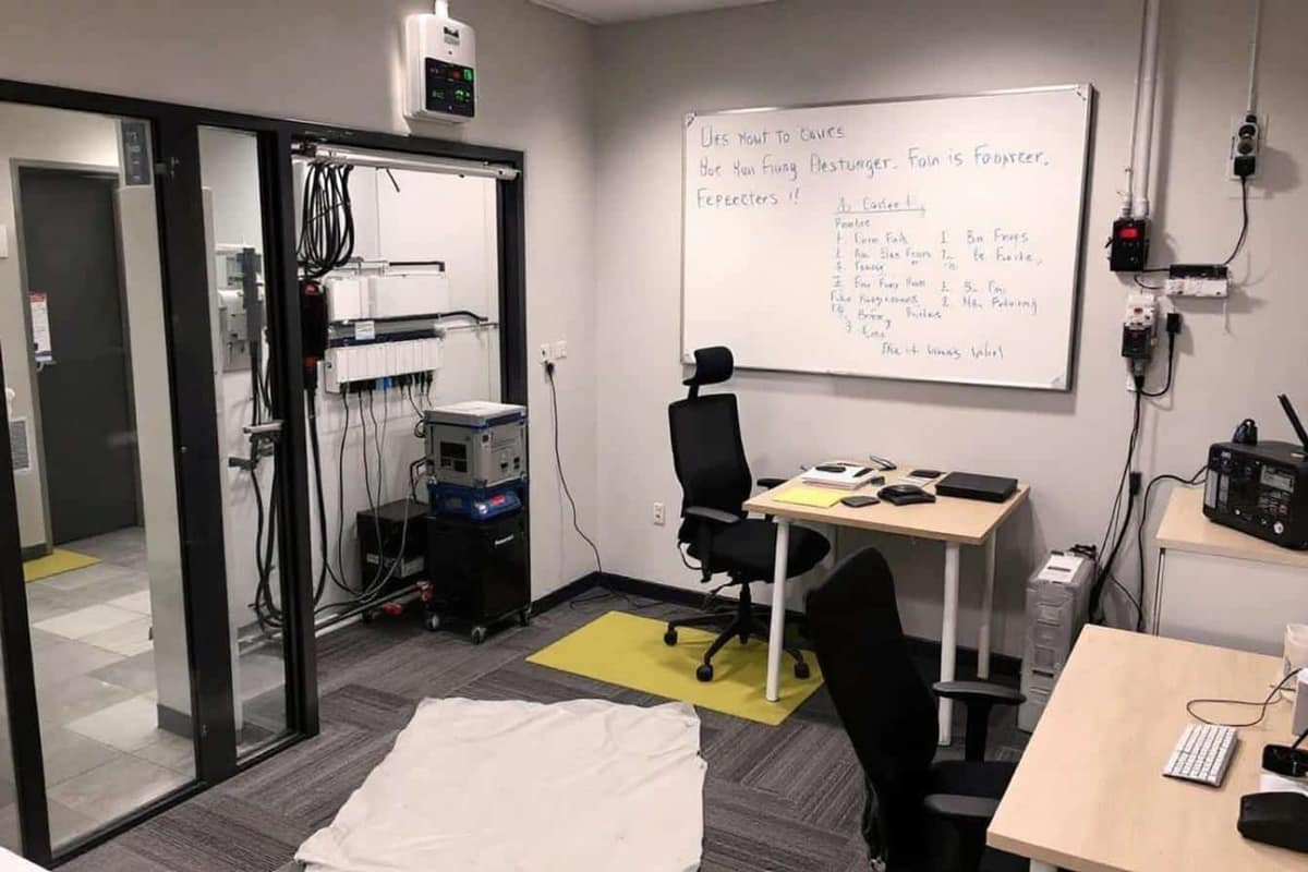 Onduleur domestique protégeant une box internet et un ordinateur contre les coupures