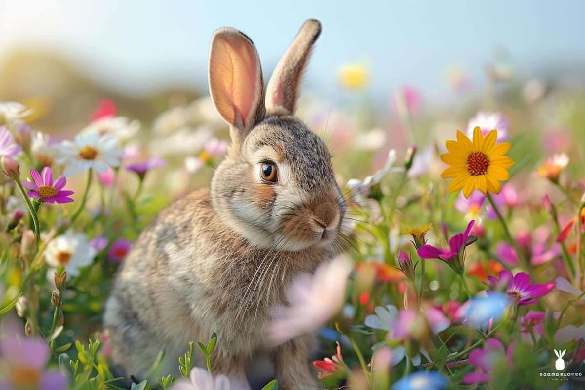 Lapin nain brun photographié au sol près d’une fenêtre lumineuse